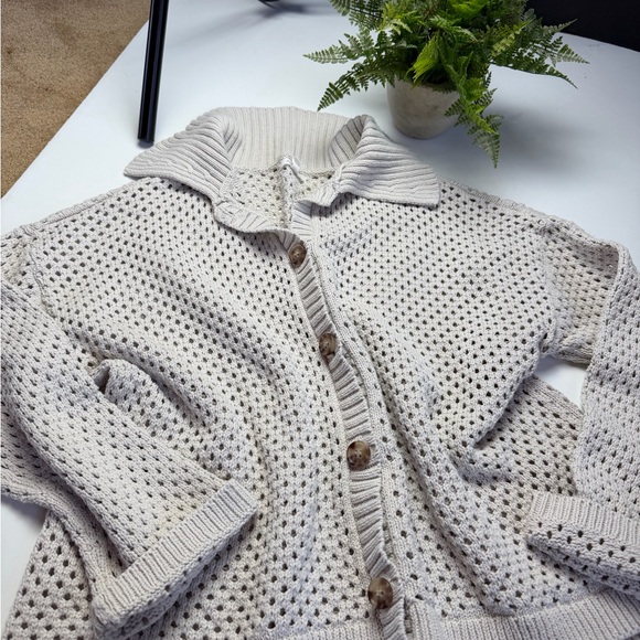 Maurices Cream Button-Up Cardigan - Picture 2 of 8